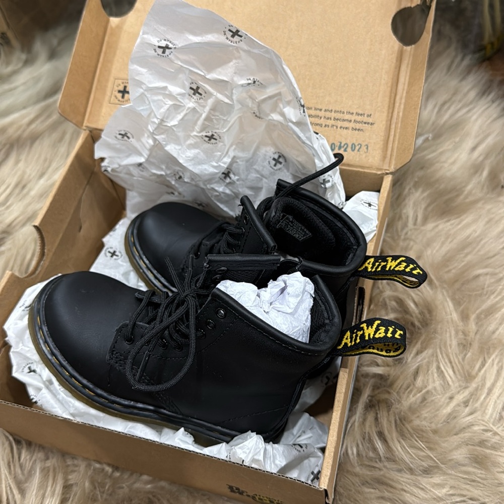 Toddler black Doc Martens